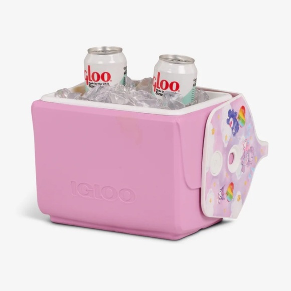NEW! Pink Hello Kitty Care Bears 7QT Igloo Cooler Ice Chest Picnic - Picture 4 of 7